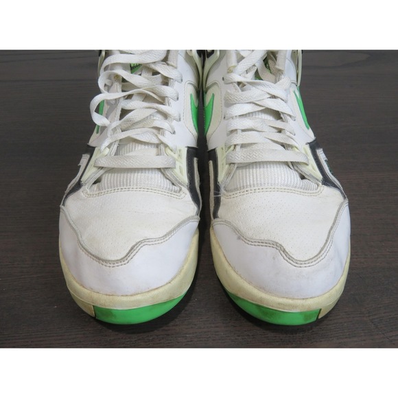 Nike Air Tech Challenge II Shoes Mens 8.5 White Green Tennis Sneakers 318408-100 - Picture 3 of 10